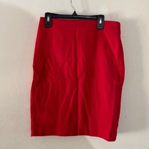 Red ann Taylor skirt